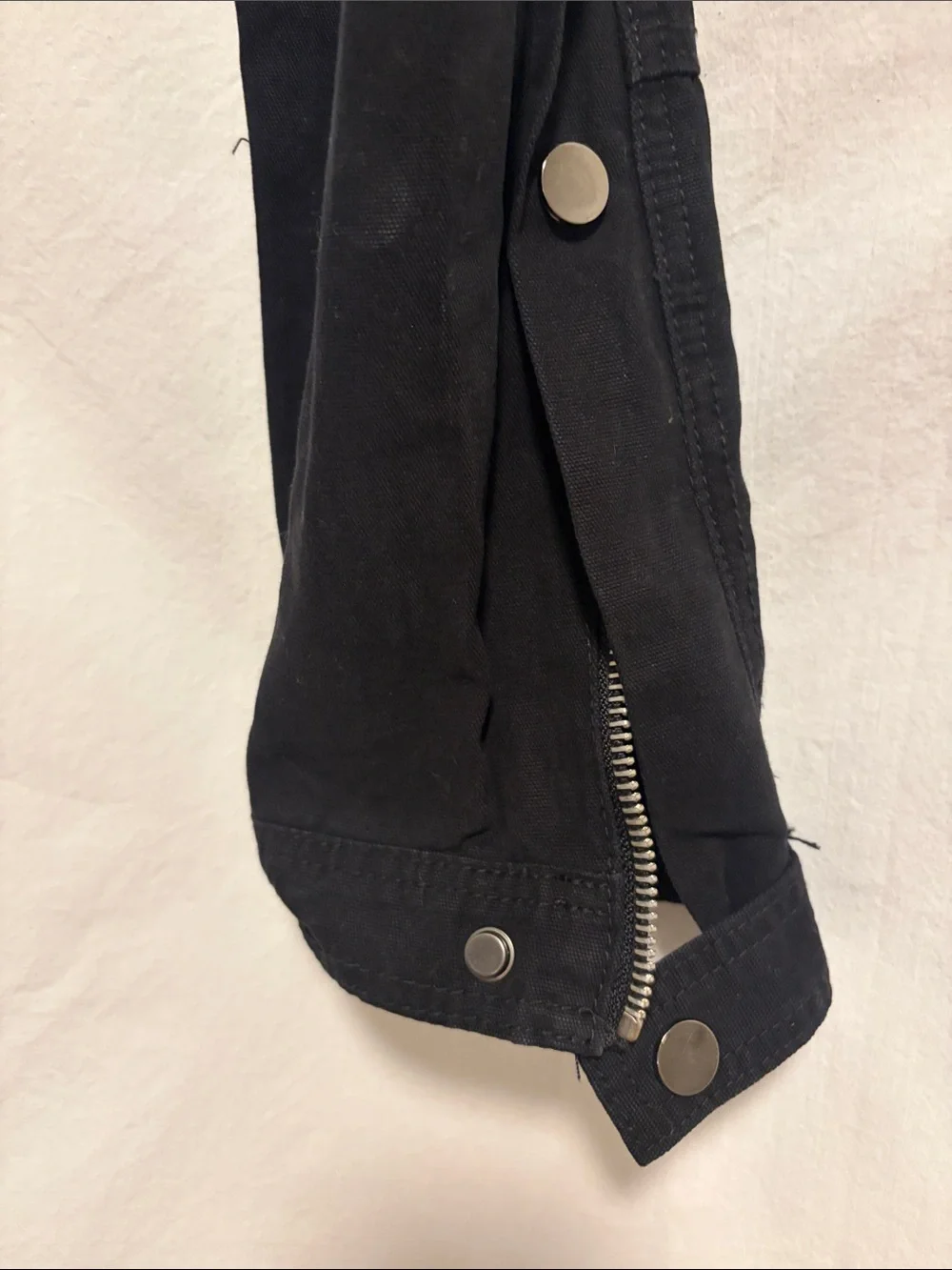 NWT - MNML Black Snap-Detail western Pants size 31 waist